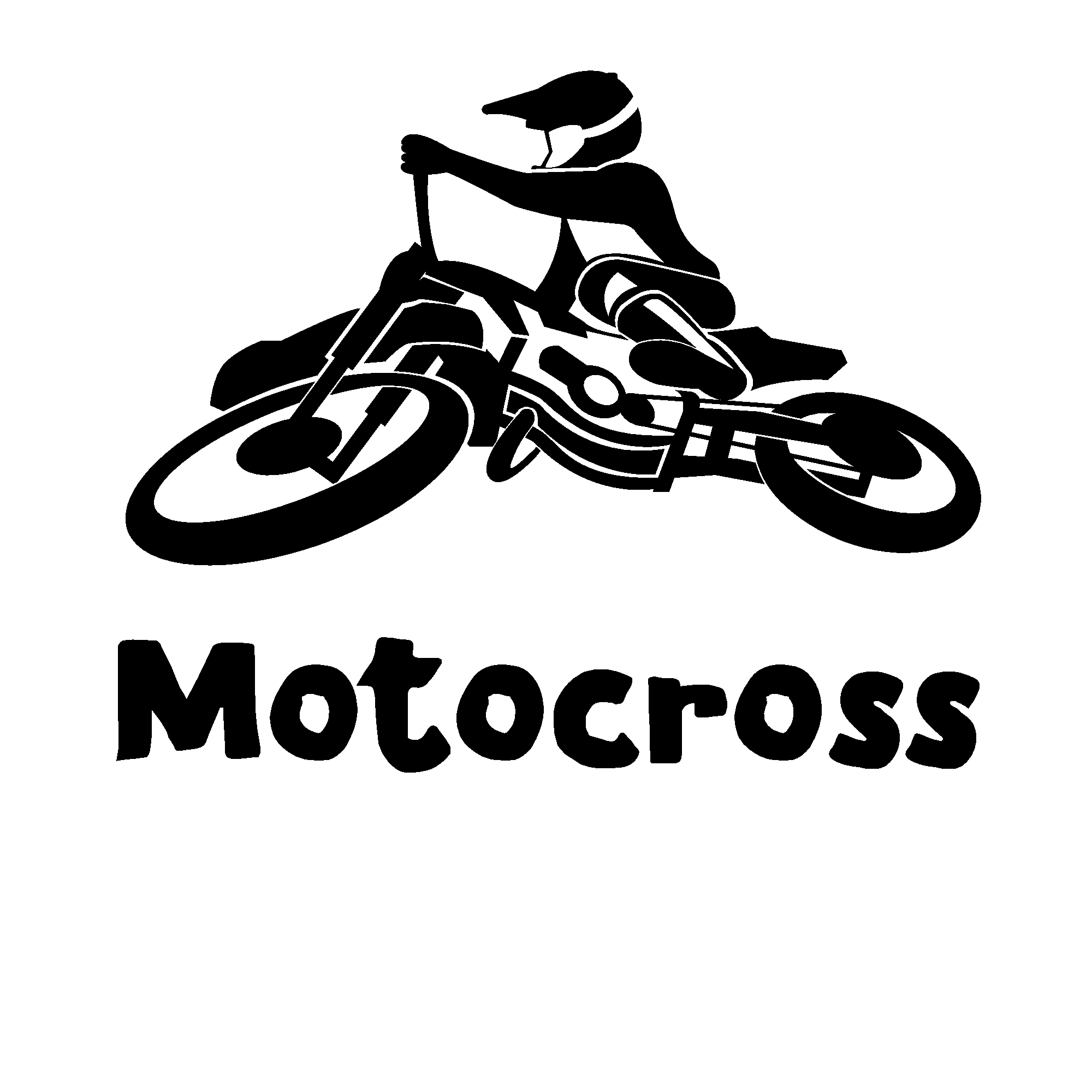 Motocross Enduro Schriftzug